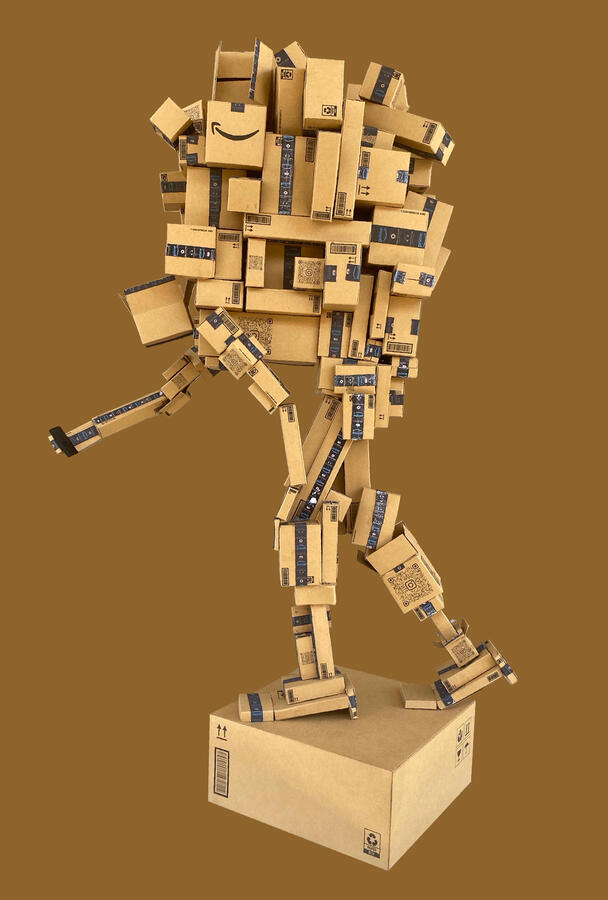 Cardboard 19 x 13 x 8 inch