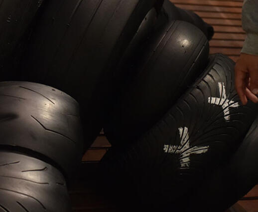 Acrylic on cardboard 123 x 85 inch